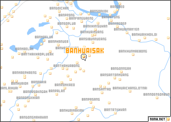 map of Ban Huai Sak