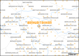 map of Ban Huai Takhian