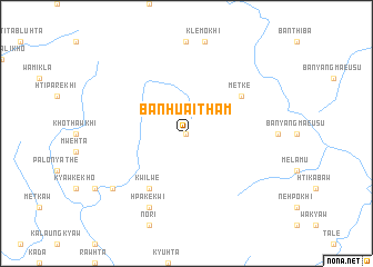 map of Ban Huai Tham