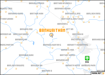 map of Ban Huai Tham