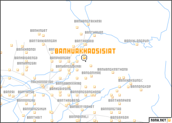 map of Ban Hua Khao Sisiat
