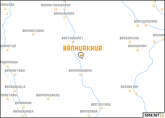 map of Ban Hua Khua