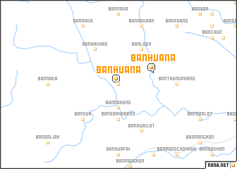 map of Ban Hua Na