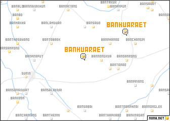 map of Ban Hua Raet