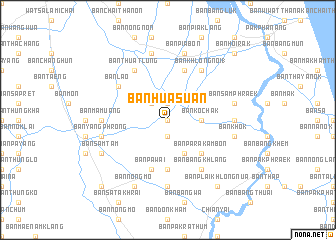 map of Ban Hua Suan