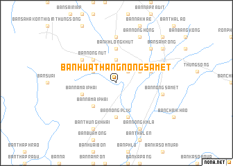 map of Ban Hua Thang Nong Samet