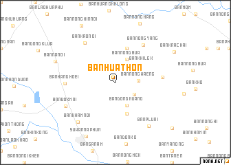 map of Ban Hua Thon