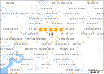map of Ban Hua Wihan