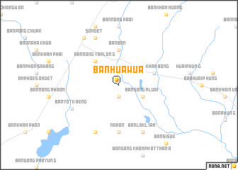 map of Ban Hua Wua