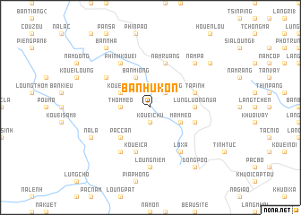 map of Bản Hú Kon