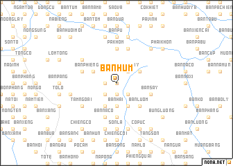 map of Bản Hùm
