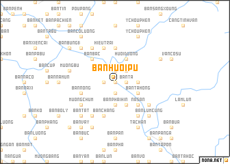 map of Bản Huôi Pú