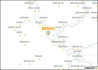 map of Ban Huy