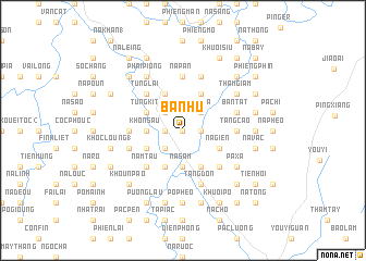 map of Bản Hu