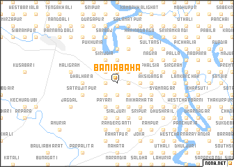 map of Bāniābaha