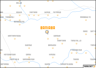 map of Baniaba