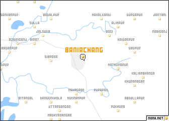 map of Baniachang