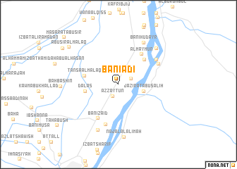 map of Banī ‘Adī