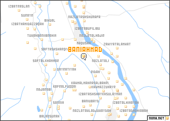 map of Banī Aḩmad