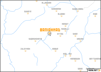 map of Banī Aḩmad