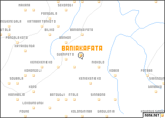 map of Baniakafata