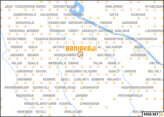 map of Bāniākāji