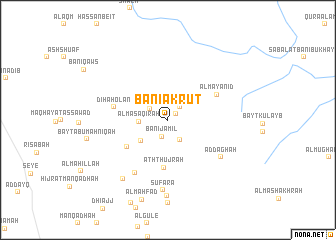 map of Banī ‘Akrūt