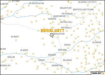 map of Banī al Wayţ