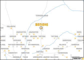 map of Baniamé
