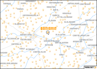 map of Banī ‘Āmir