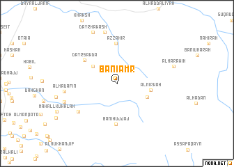 map of Banī ‘Amr