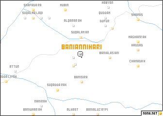 map of Banī an Nihārī