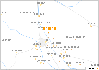 map of Bānīān