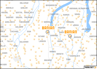 map of Baniān