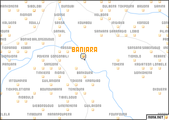 map of Baniara