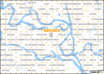 map of Bāniāra