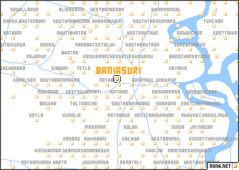 map of Bāniāsuri