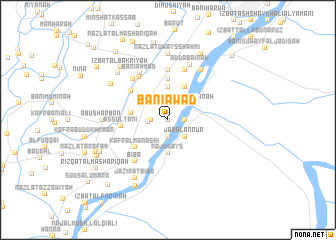 map of Banī ‘Awaḑ