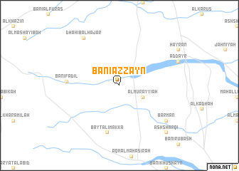 map of Banī az Zayn