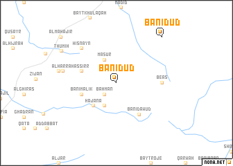 map of Banī Dūd