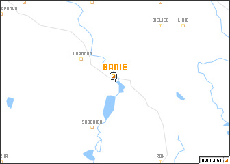 map of Banie