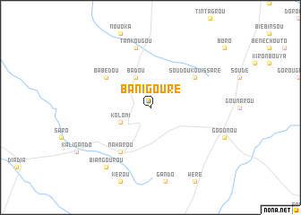 map of Banigouré