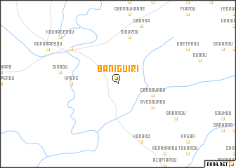 map of Baniguiri