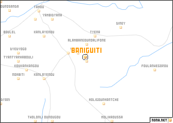 map of Baniguiti