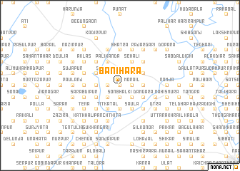 map of Bānihara