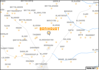 map of Banī Ḩawāt