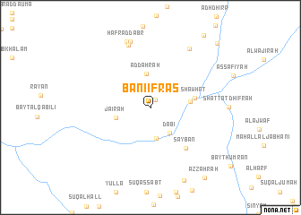 map of Banī ‘Ifrāş