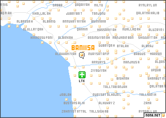 map of Banī ‘Īsá