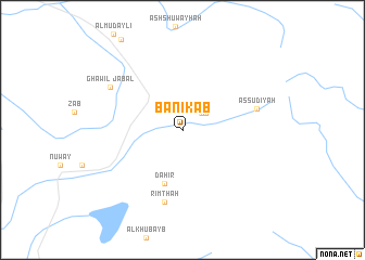 map of Banī Ka‘b