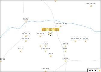 map of Banikane